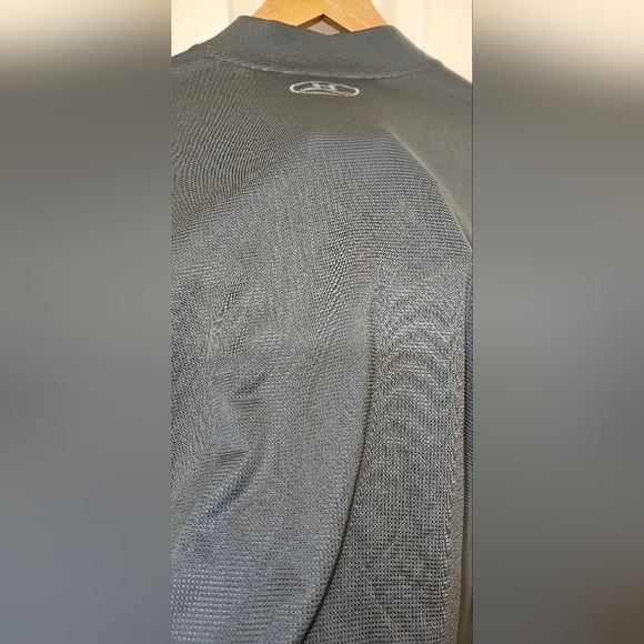 UNDER ARMOR Men’s Half Zip Long Sleeve Seamless Grey 2XL - Picture 7 of 10